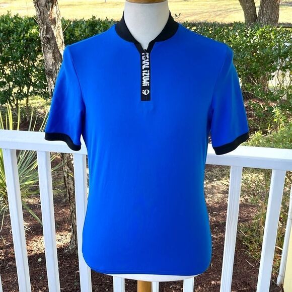 Pearl Izumi Royal Blue Men’s 1/2 Zip Bicycle Jersey. Size Medium. - Picture 4 of 10
